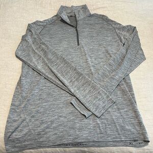 Lululemon Grey Quarter Zip XL